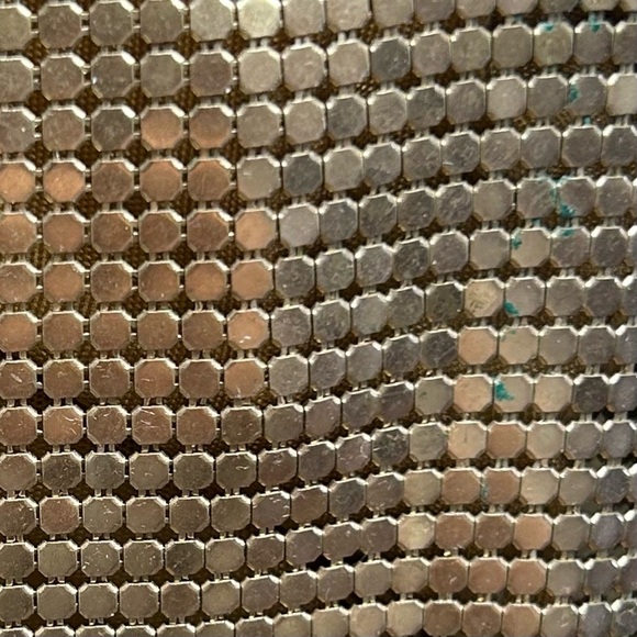 1940s Whiting And Davis Drawstring Mesh Evening Bag - Picture 7 of 9